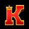 diamond supercharge letter k symbol