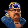 duck hunters happy hour moustache man symbol