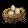 duck hunters happy hour nest of eggs symbol