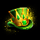 emerald king wheel of wealth hat symbol