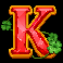 emerald king wheel of wealth letter k symbol