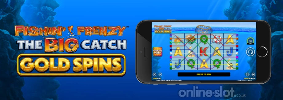 fishin frenzy the big catch gold spins mobile slot