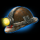 gold strike express helmet symbol