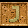 hidden letter j symbol