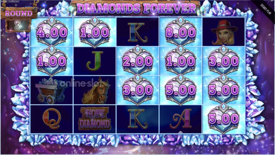 hope diamond slot diamonds forever feature