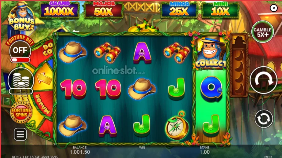 kong it up large slot base game