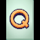 monopoly money line letter q symbol