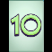 monopoly money line number ten symbol