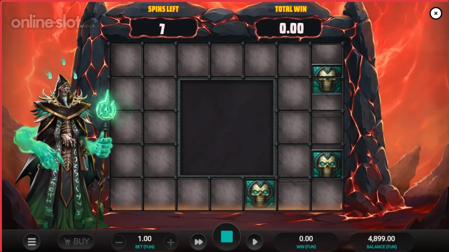 necromancers gate slot free spins