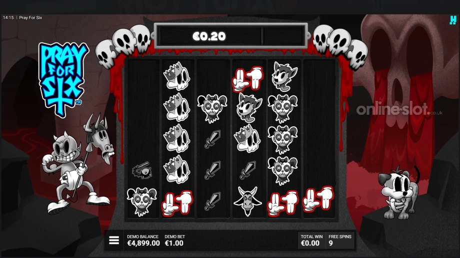 pray for six slot free spins