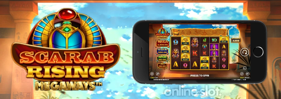 scarab rising megaways mobile slot
