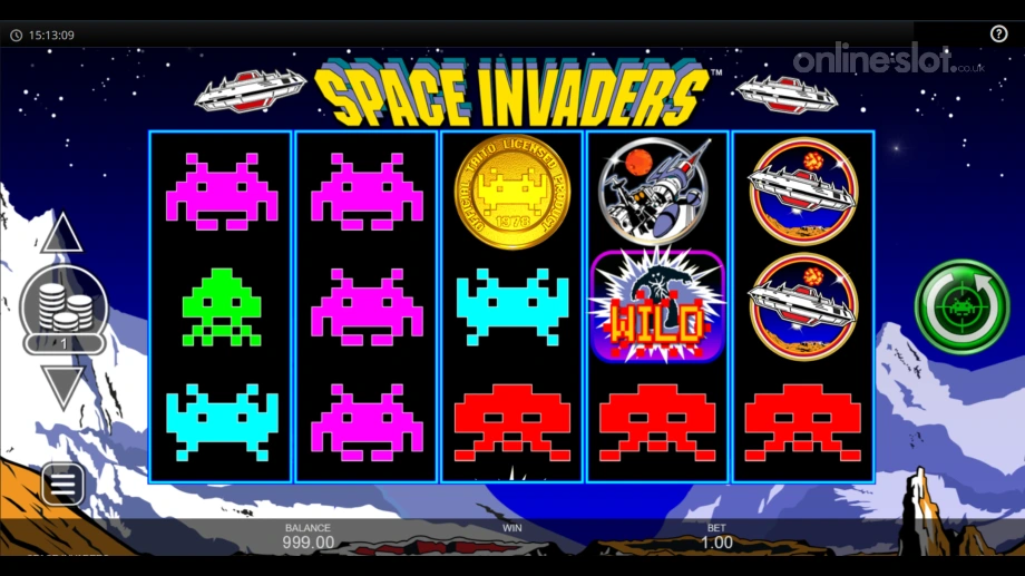 space invaders slot base game