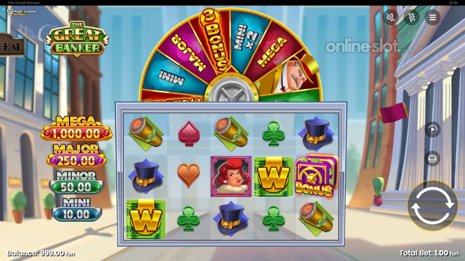 the great banker slot base game