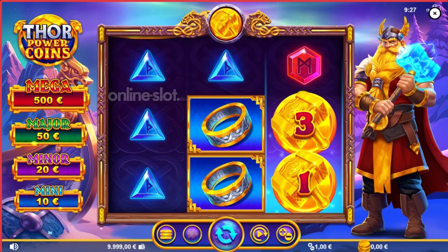 thor power coins slot base game