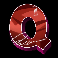12 burning baseballs letter q symbol