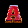 9k yeti gold letter a symbol