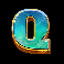 9k yeti gold letter q symbol