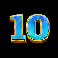 9k yeti gold number ten symbol