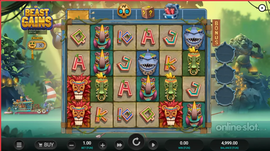 beast gains slot base game