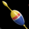 fisherman slam slot yellow blue float symbol
