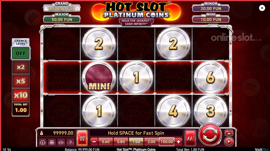 hot slot platinum coins slot base game
