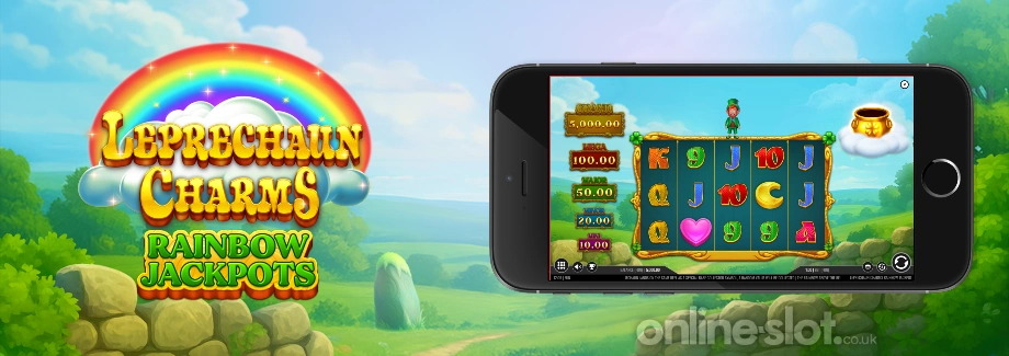 leprechaun charms rainbow jackpots mobile slot