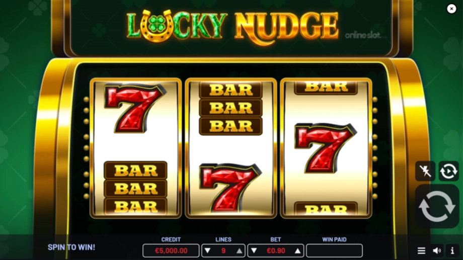 lucky nudge slot base game
