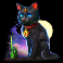 mega fire blaze 3 witches black cat symbol