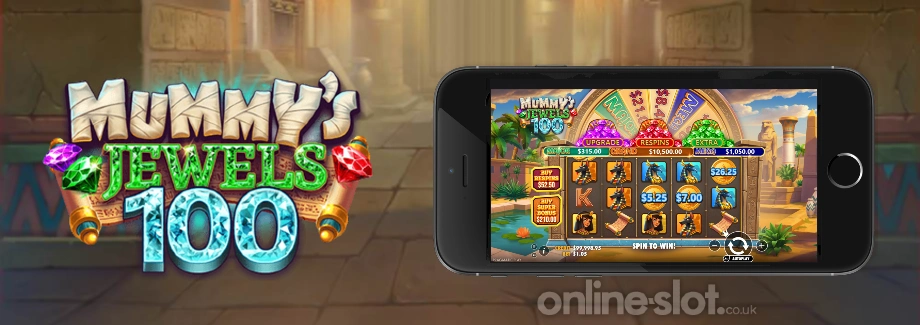 mummy jewels 100 mobile slot