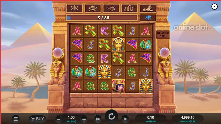 pharaohs last wish slot base game