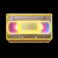 retro returns gold tape symbol
