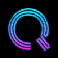 retro returns letter q symbol