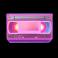 retro returns pink tape symbol