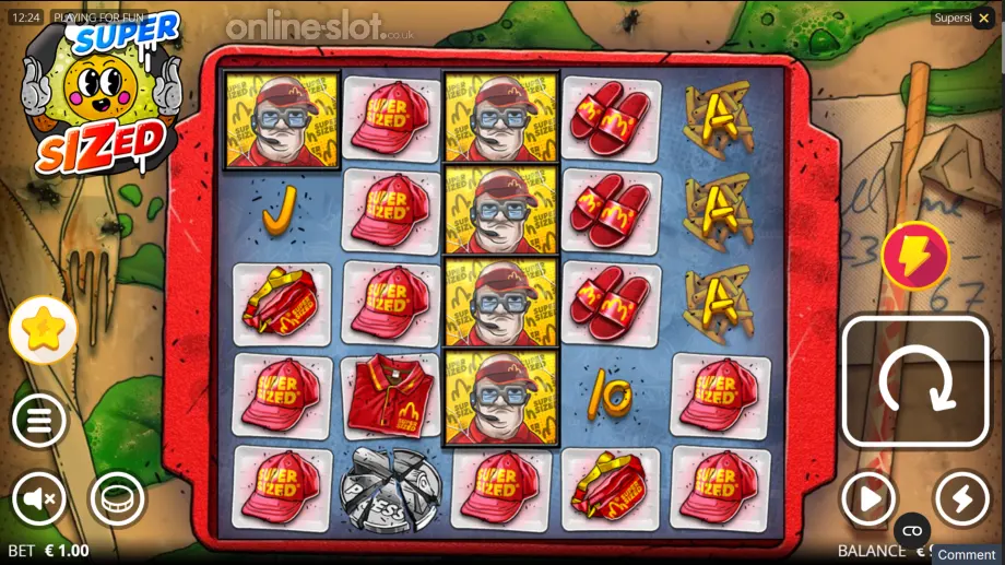 supersized slot base game
