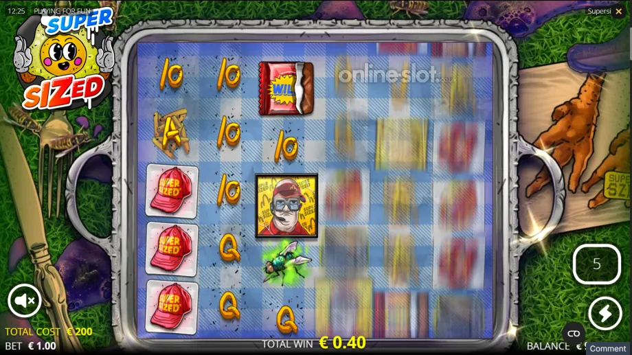 supersized slot free spins