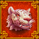 4 dragon pots tiger symbol