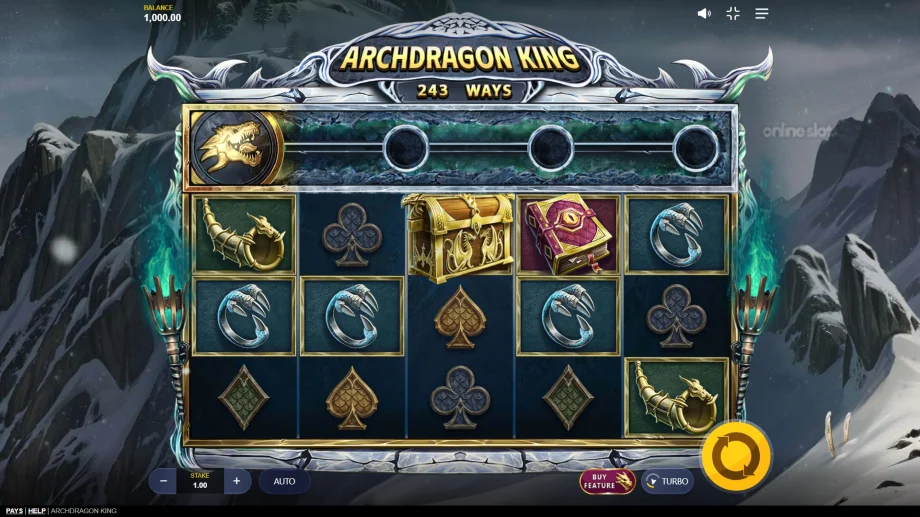 archdragon king slot base game