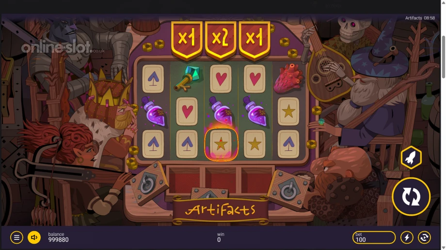 artifacts slot base game