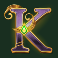 book of oz lock n spin slot k symbol