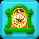 coo coo cashoo green clock symbol