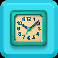 coo coo cashoo light green clock symbol