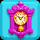 coo coo cashoo purple clock symbol
