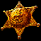 dead or alive 3 wanted sheriffs badge symbol