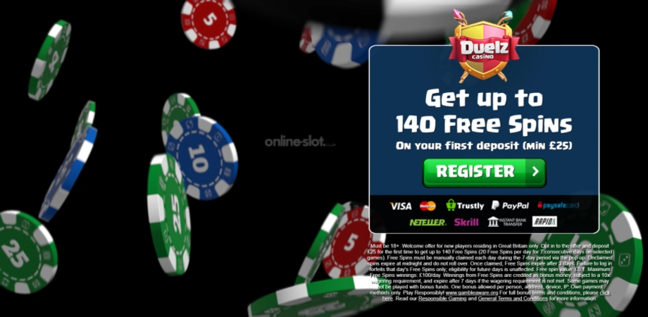 duelz casino welcome offer