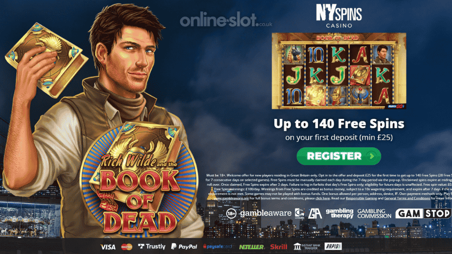 ny spins welcome offer