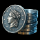 lucky train slot coins symbol