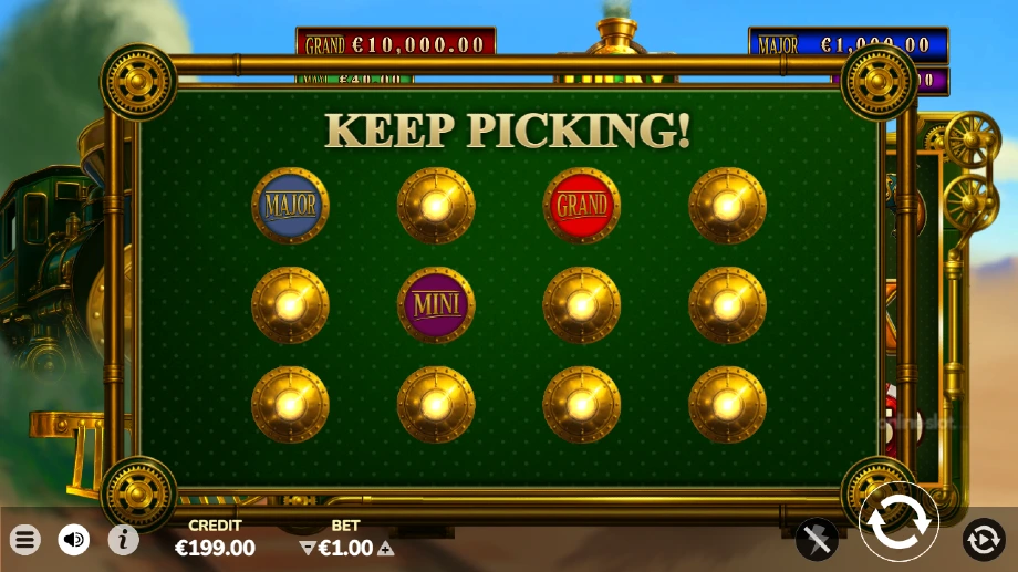 lucky train slot pick me