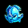 oxygen 3 blue fish symbol