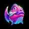 oxygen 3 pink fish symbol