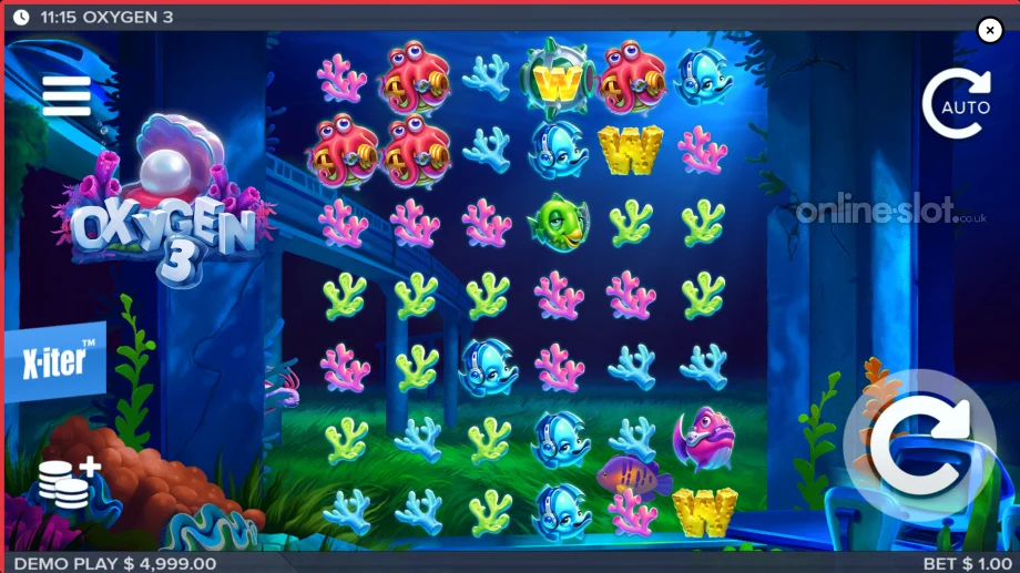 oxygen 3 slot base game